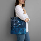 New Zealand Matariki Tote Bag Taniko Aramoana With Maori Galaxy Sky Night - Aussie Hoodie