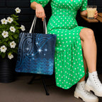 New Zealand Matariki Tote Bag Taniko Aramoana With Maori Galaxy Sky Night - Aussie Hoodie