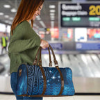 New Zealand Matariki Travel Bag Taniko Aramoana With Maori Galaxy Sky Night - Aussie Hoodie