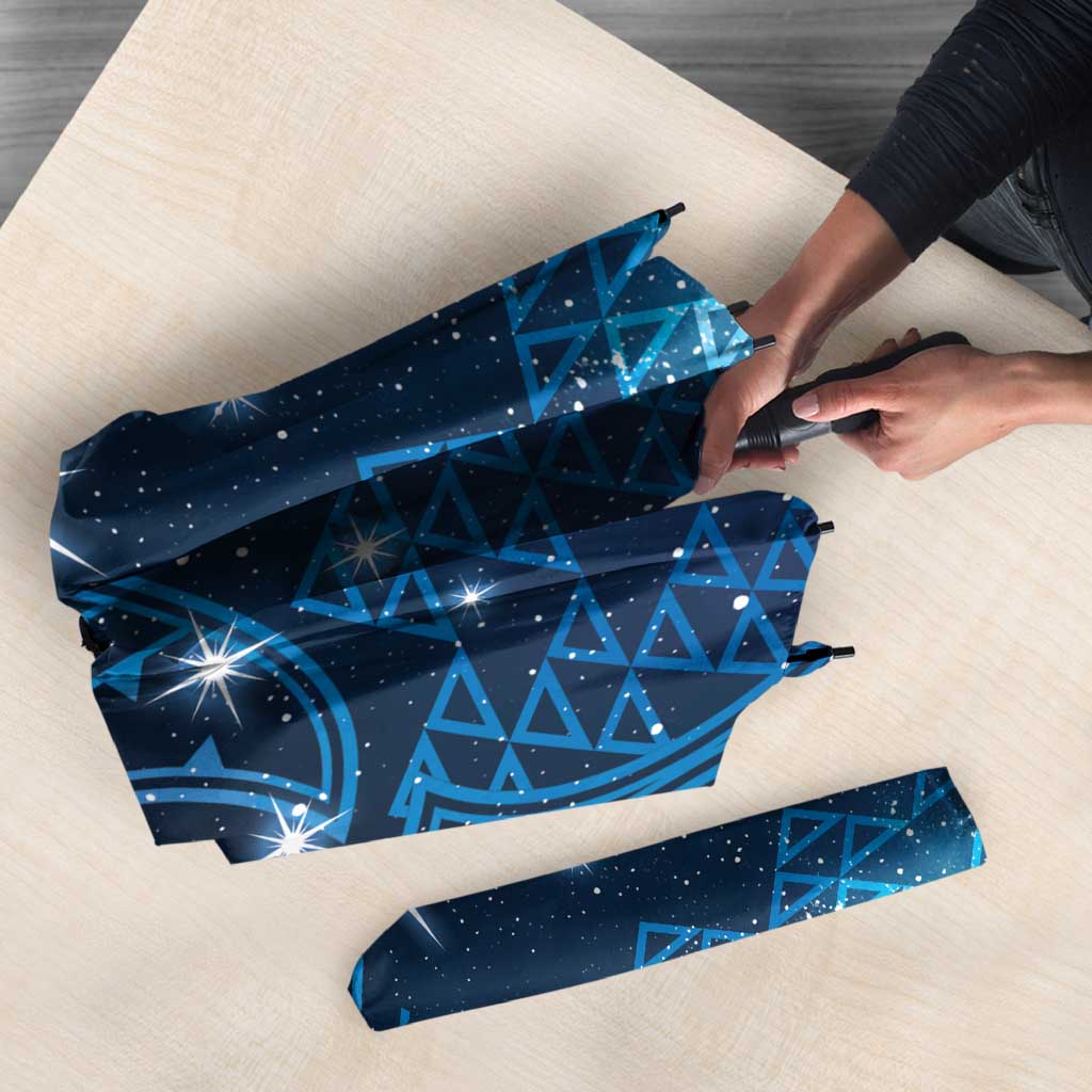 New Zealand Matariki Umbrella Taniko Aramoana With Maori Galaxy Sky Night - Aussie Hoodie