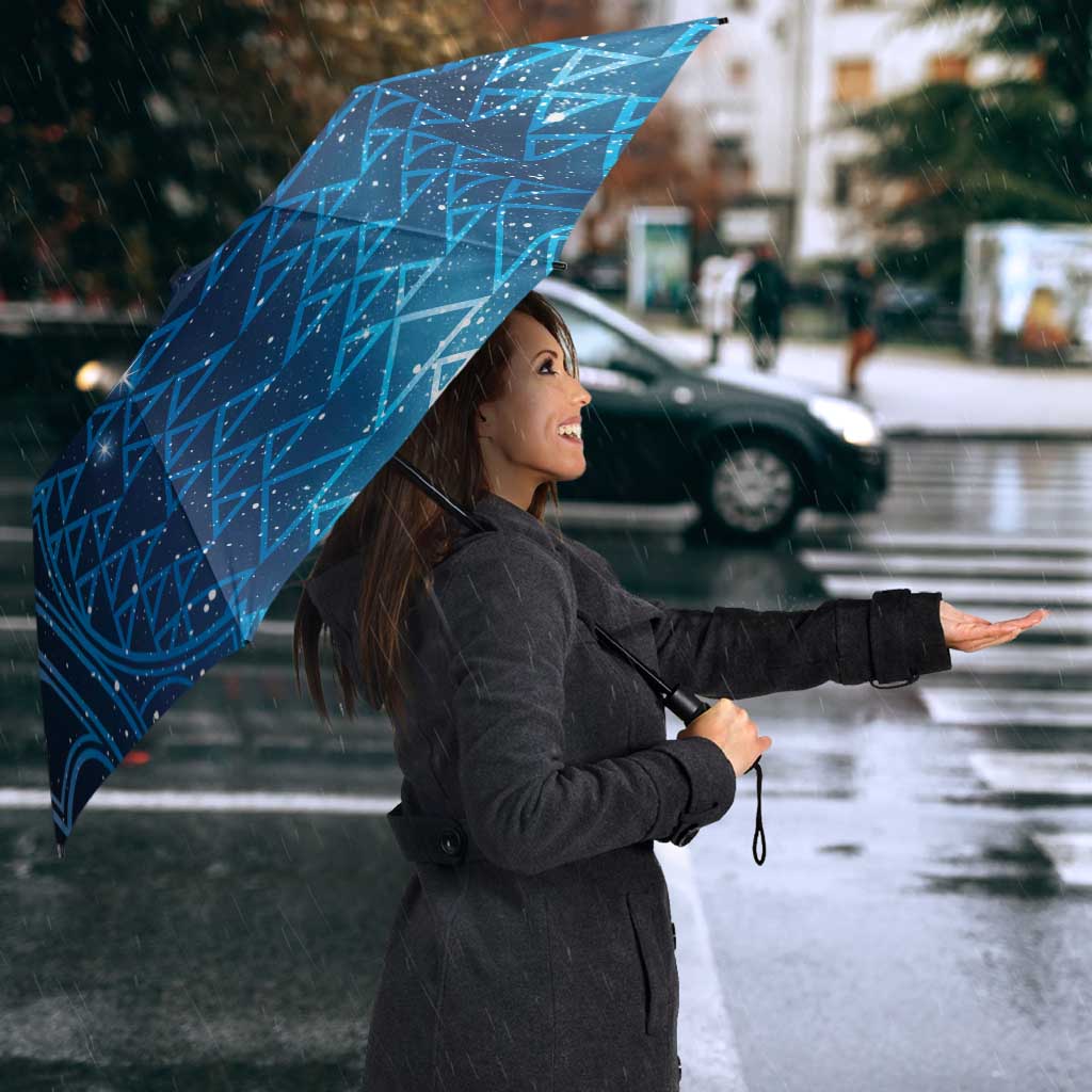 New Zealand Matariki Umbrella Taniko Aramoana With Maori Galaxy Sky Night - Aussie Hoodie