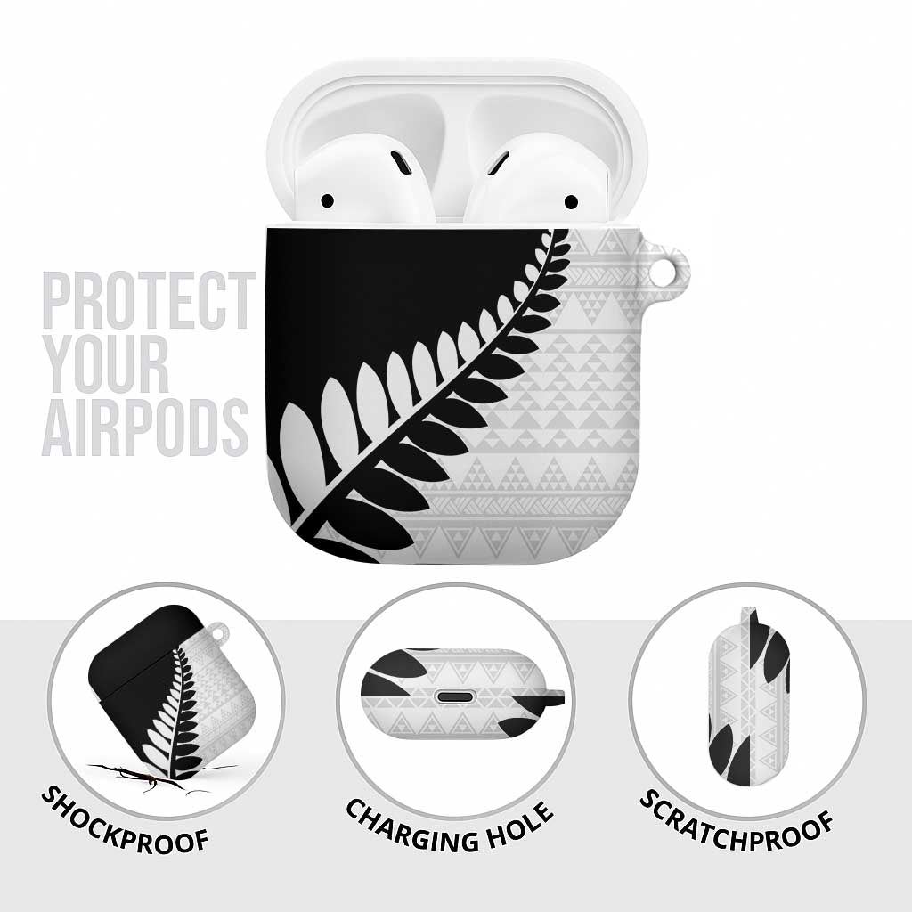 New Zealand Silver Fern Niho Taniwha AirPods Case - Aussie Hoodie