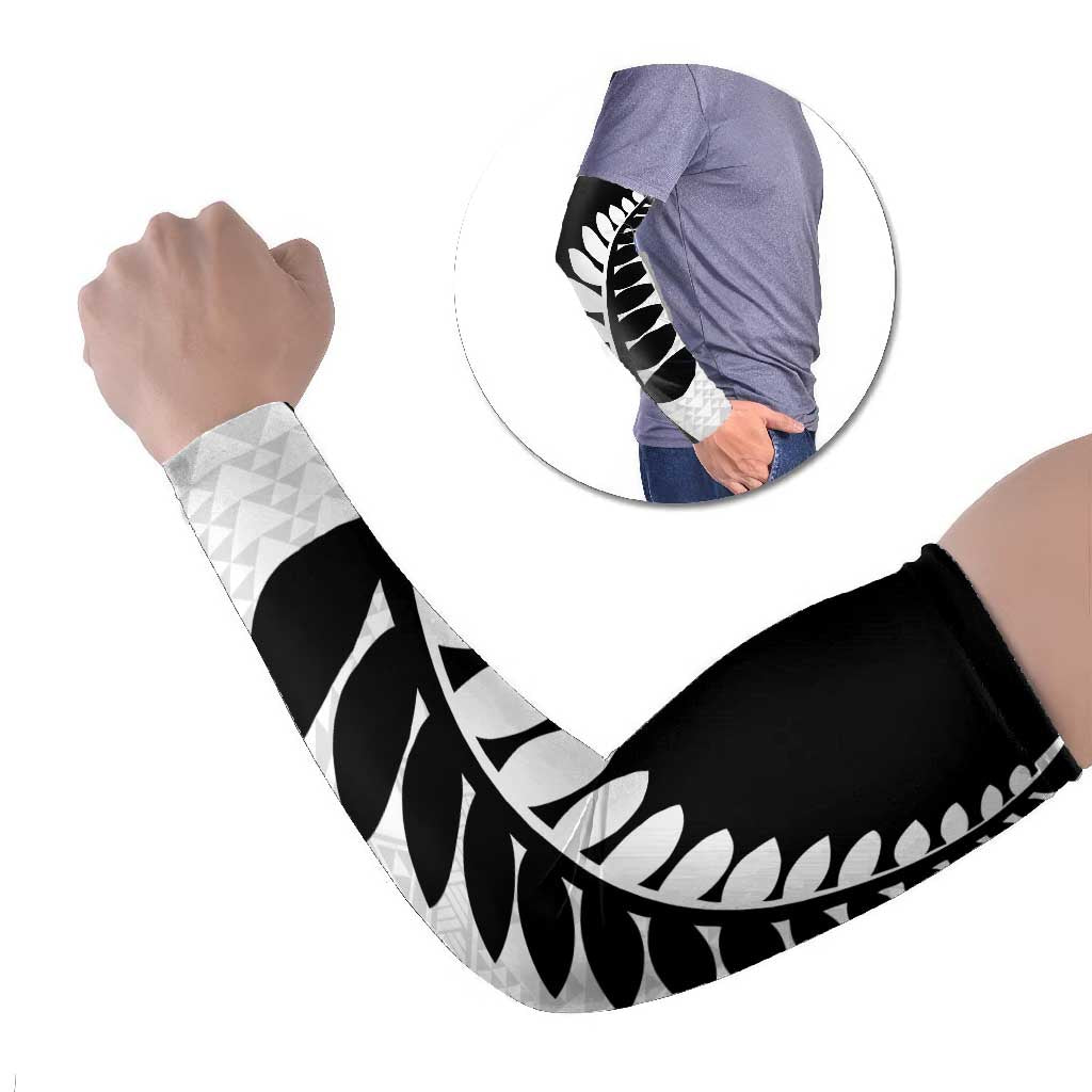New Zealand Silver Fern Niho Taniwha Arm Sleeves - Aussie Hoodie