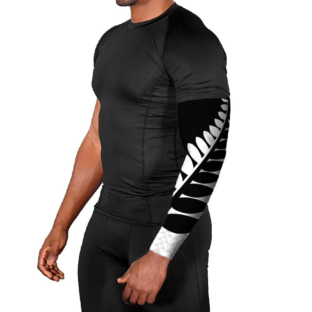 New Zealand Silver Fern Niho Taniwha Arm Sleeves - Aussie Hoodie