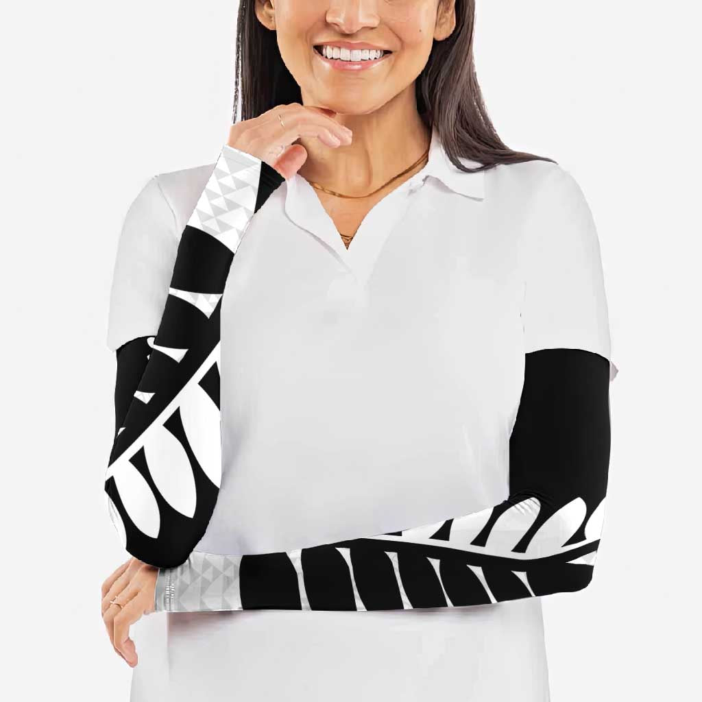 New Zealand Silver Fern Niho Taniwha Arm Sleeves - Aussie Hoodie