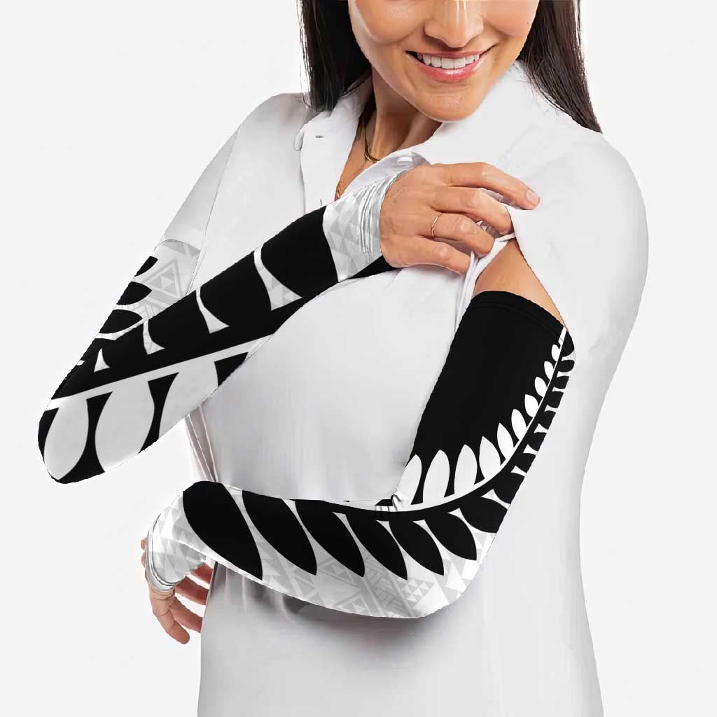 New Zealand Silver Fern Niho Taniwha Arm Sleeves - Aussie Hoodie