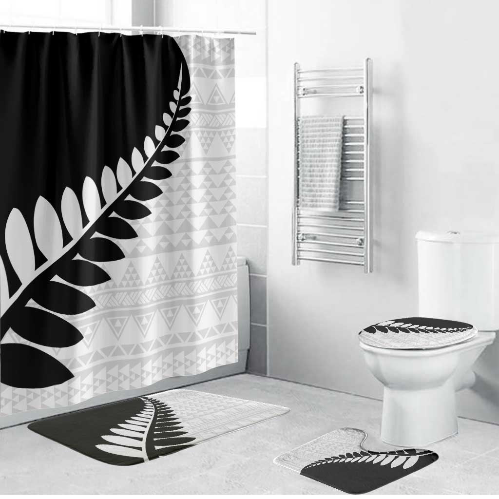 New Zealand Silver Fern Niho Taniwha Bathroom Set - Aussie Hoodie