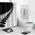 New Zealand Silver Fern Niho Taniwha Bathroom Set - Aussie Hoodie