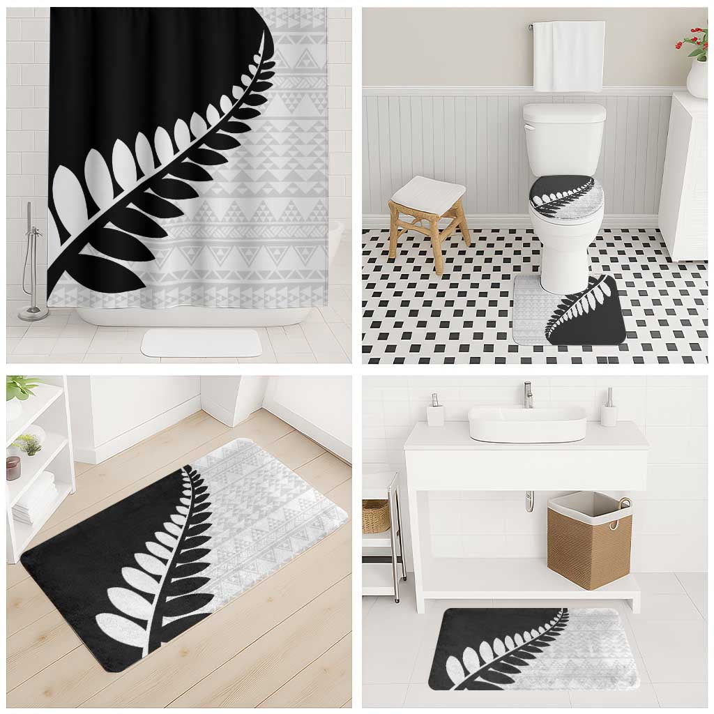 New Zealand Silver Fern Niho Taniwha Bathroom Set - Aussie Hoodie