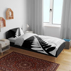 New Zealand Silver Fern Niho Taniwha Bedding Set