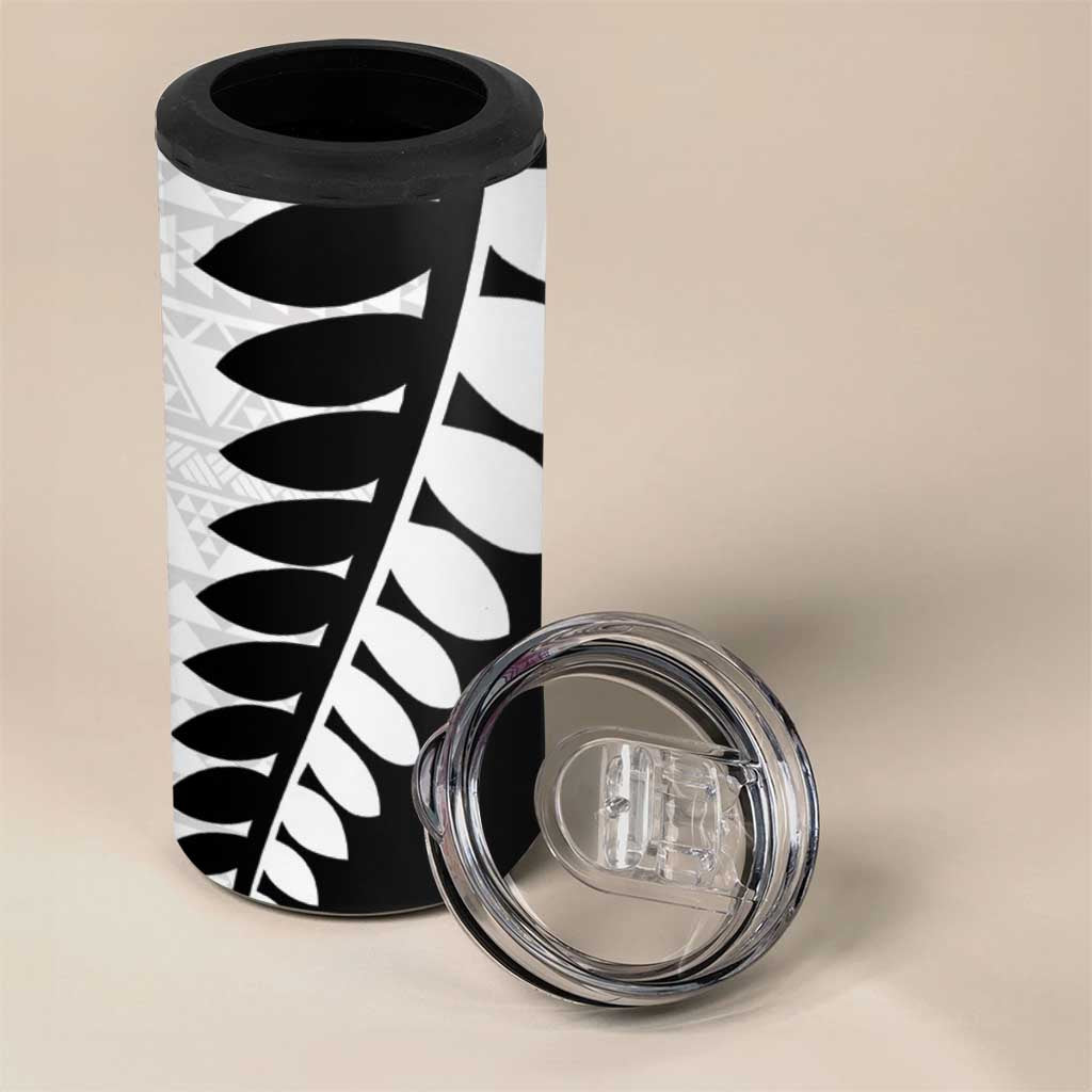 New Zealand Silver Fern Niho Taniwha 4 in 1 Can Cooler Tumbler