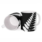 New Zealand Silver Fern Niho Taniwha Ceramic Mug - Aussie Hoodie
