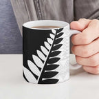New Zealand Silver Fern Niho Taniwha Ceramic Mug - Aussie Hoodie
