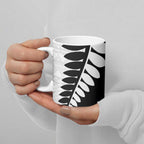 New Zealand Silver Fern Niho Taniwha Ceramic Mug - Aussie Hoodie