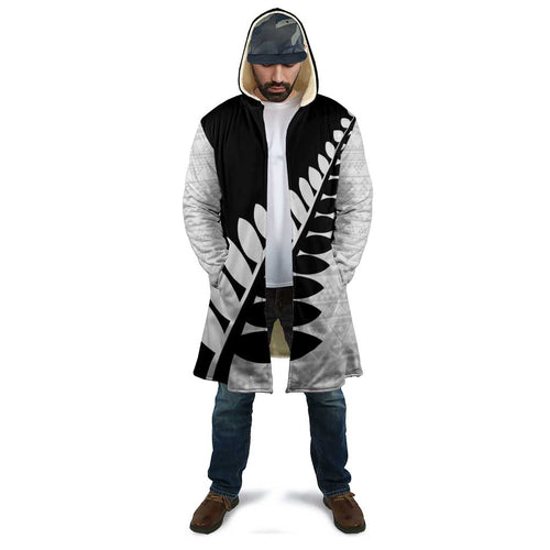 New Zealand Silver Fern Niho Taniwha Cloak - Aussie Hoodie