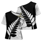 New Zealand Silver Fern Niho Taniwha Cross Shoulder Shirt - Aussie Hoodie