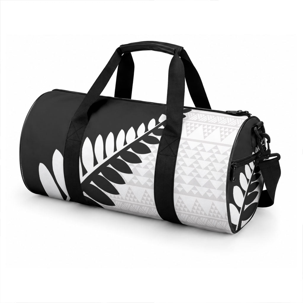 New Zealand Silver Fern Niho Taniwha Duffle Bag