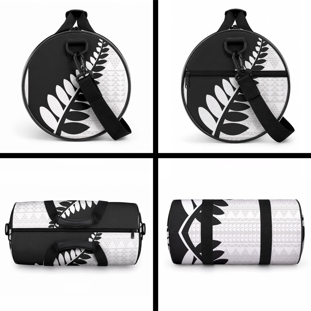 New Zealand Silver Fern Niho Taniwha Duffle Bag