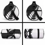 New Zealand Silver Fern Niho Taniwha Duffle Bag