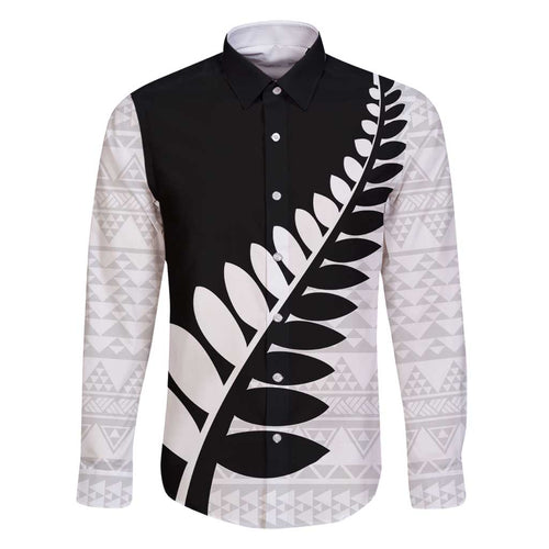 New Zealand Silver Fern Niho Taniwha Family Matching Mermaid Dress and Hawaiian Shirt