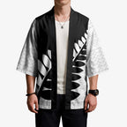 New Zealand Silver Fern Niho Taniwha Kimono - Aussie Hoodie