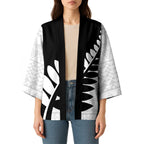 New Zealand Silver Fern Niho Taniwha Kimono - Aussie Hoodie