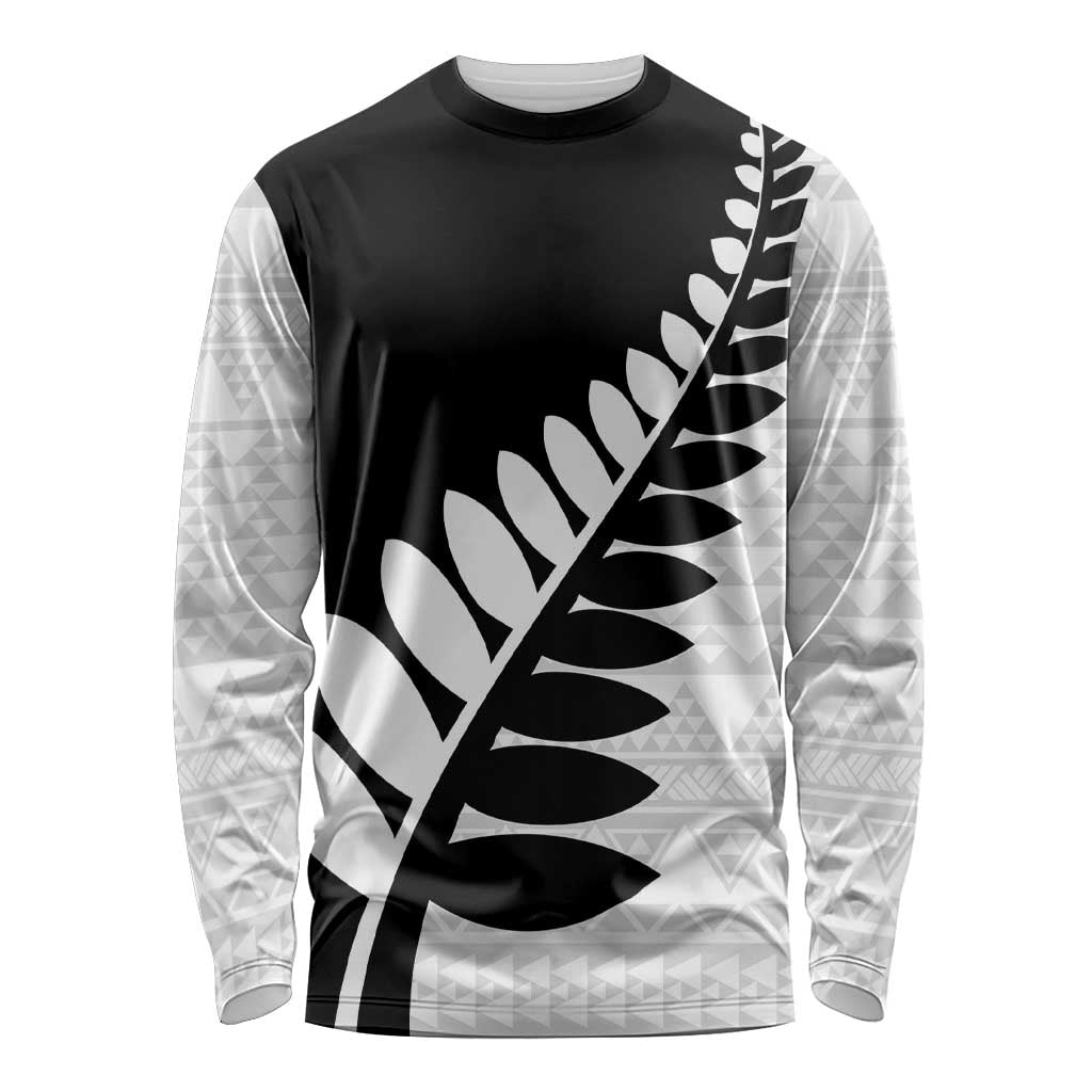 New Zealand Silver Fern Niho Taniwha Long Sleeve Shirt