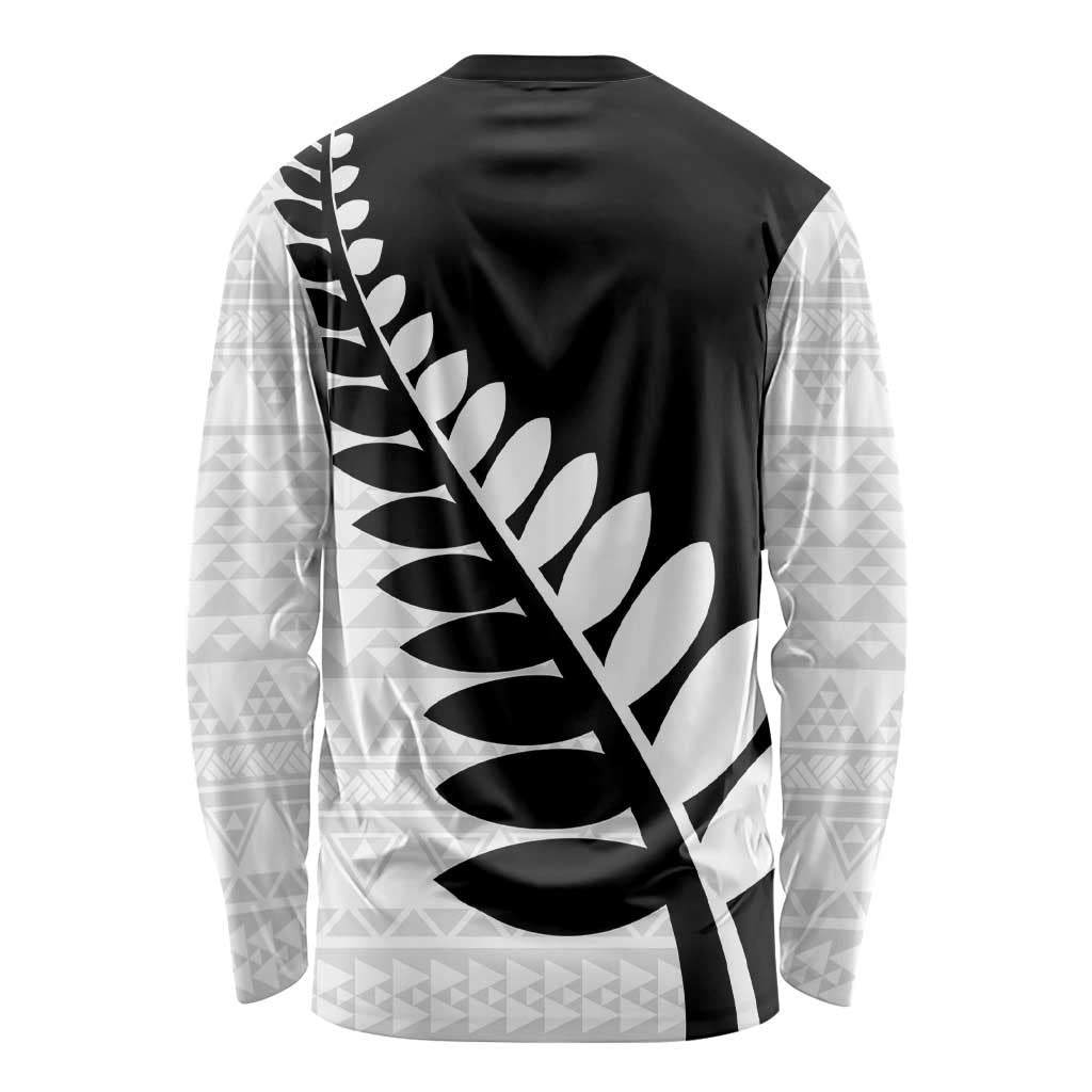 New Zealand Silver Fern Niho Taniwha Long Sleeve Shirt
