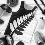 New Zealand Silver Fern Niho Taniwha Men Tank Top