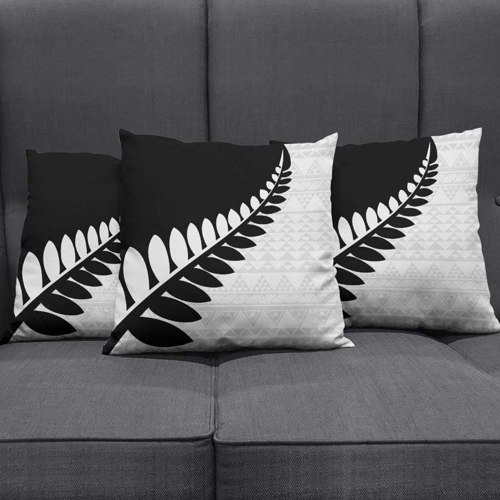 New Zealand Silver Fern Niho Taniwha Pillow Cover - Aussie Hoodie