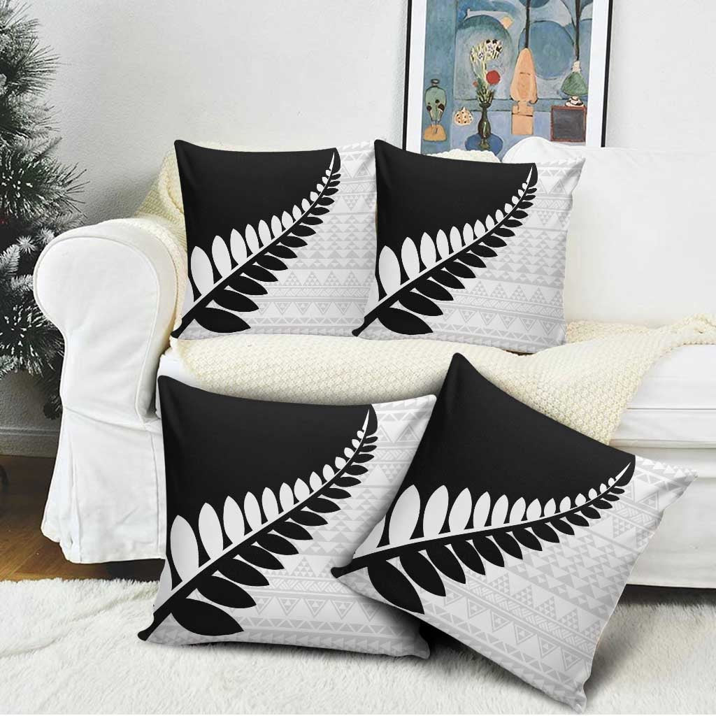 New Zealand Silver Fern Niho Taniwha Pillow Cover - Aussie Hoodie