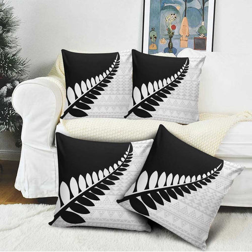 New Zealand Silver Fern Niho Taniwha Pillow Cover - Aussie Hoodie