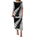 New Zealand Silver Fern Niho Taniwha Puletasi