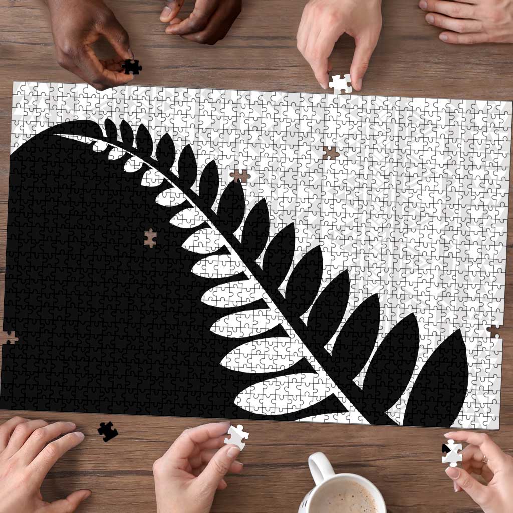 New Zealand Silver Fern Niho Taniwha Puzzle - Aussie Hoodie