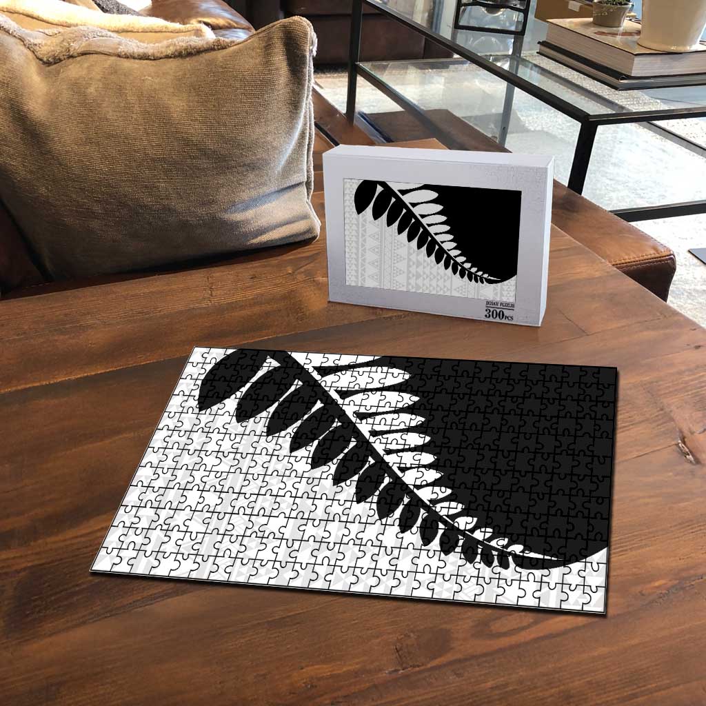 New Zealand Silver Fern Niho Taniwha Puzzle - Aussie Hoodie