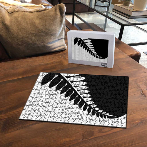 New Zealand Silver Fern Niho Taniwha Puzzle - Aussie Hoodie