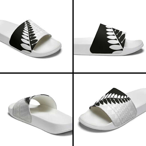 New Zealand Silver Fern Niho Taniwha Slide Sandals - Aussie Hoodie