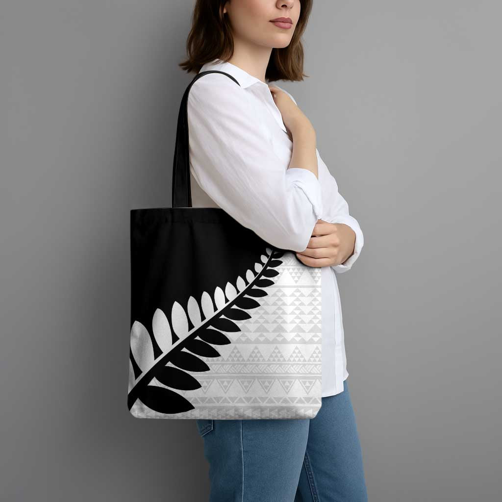 New Zealand Silver Fern Niho Taniwha Tote Bag - Aussie Hoodie