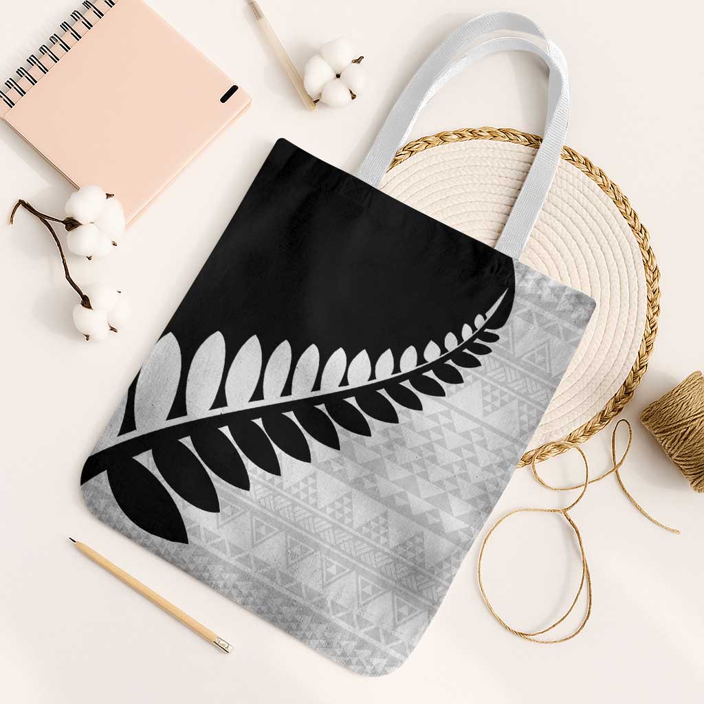New Zealand Silver Fern Niho Taniwha Tote Bag - Aussie Hoodie