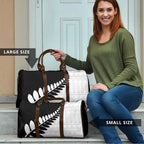 New Zealand Silver Fern Niho Taniwha Travel Bag - Aussie Hoodie