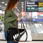 New Zealand Silver Fern Niho Taniwha Travel Bag - Aussie Hoodie