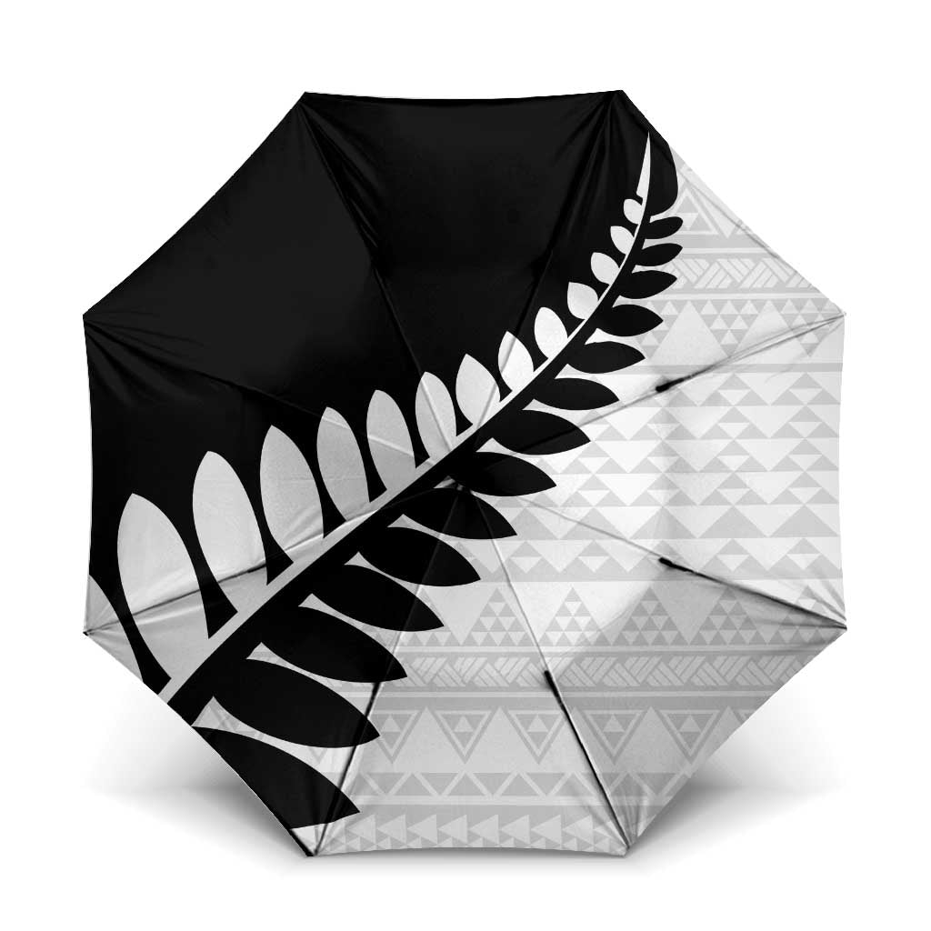 New Zealand Silver Fern Niho Taniwha Umbrella - Aussie Hoodie