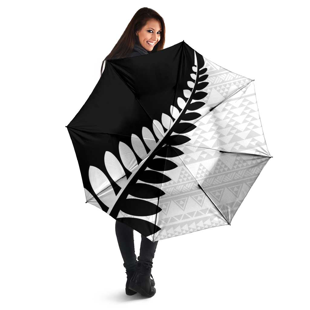 New Zealand Silver Fern Niho Taniwha Umbrella - Aussie Hoodie
