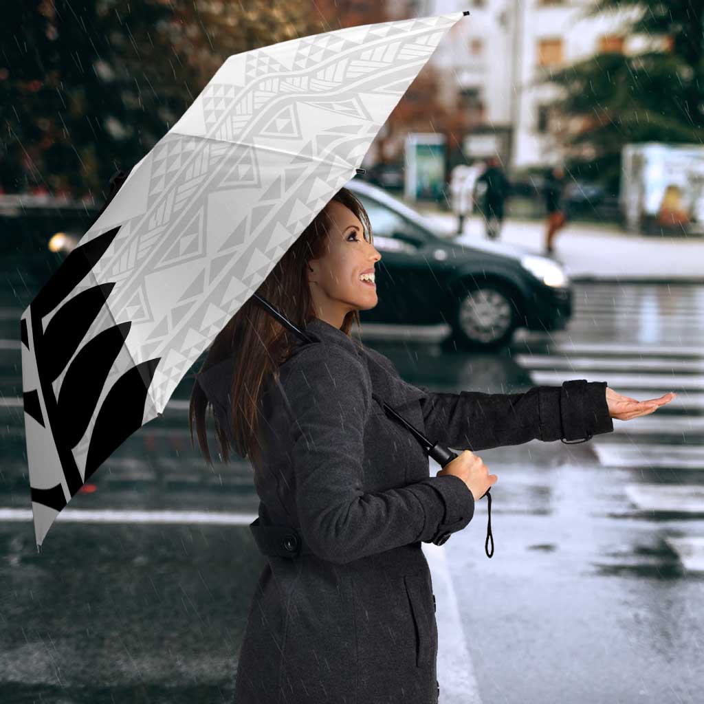 New Zealand Silver Fern Niho Taniwha Umbrella - Aussie Hoodie
