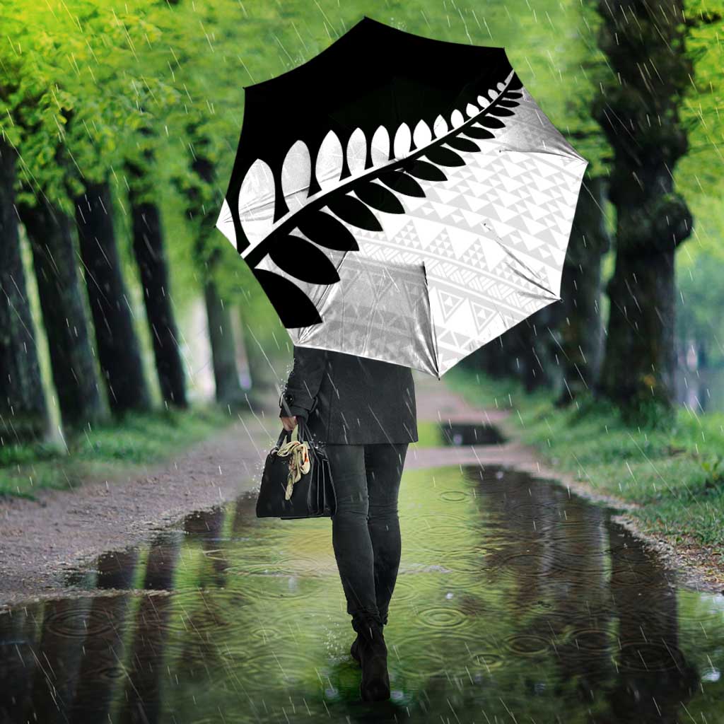 New Zealand Silver Fern Niho Taniwha Umbrella - Aussie Hoodie