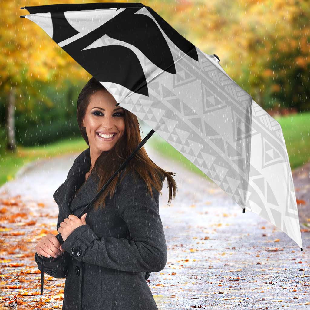 New Zealand Silver Fern Niho Taniwha Umbrella - Aussie Hoodie