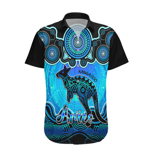 personalised-australia-aries-kangaroo-zodiac-hawaiian-shirt-auz-astrology-aboriginal-aqua