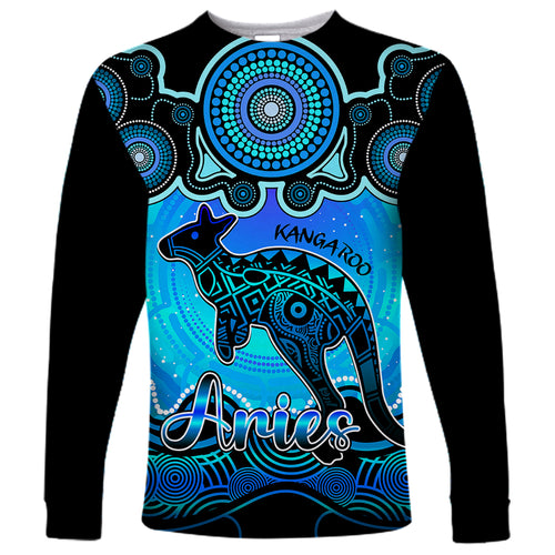 personalised-australia-aries-kangaroo-zodiac-long-sleeve-shirt-auz-astrology-aboriginal-aqua