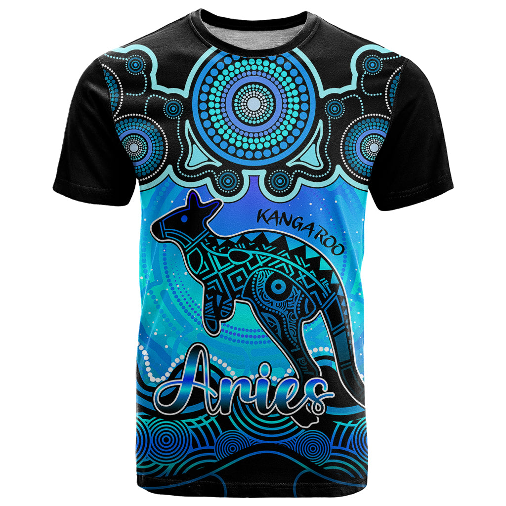 personalised-australia-aries-kangaroo-zodiac-t-shirt-auz-astrology-aboriginal-aqua