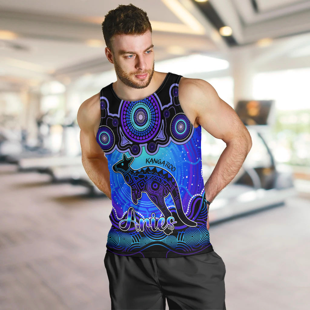 personalised-australia-aries-kangaroo-zodiac-men-tank-top-auz-astrology-aboriginal-blue